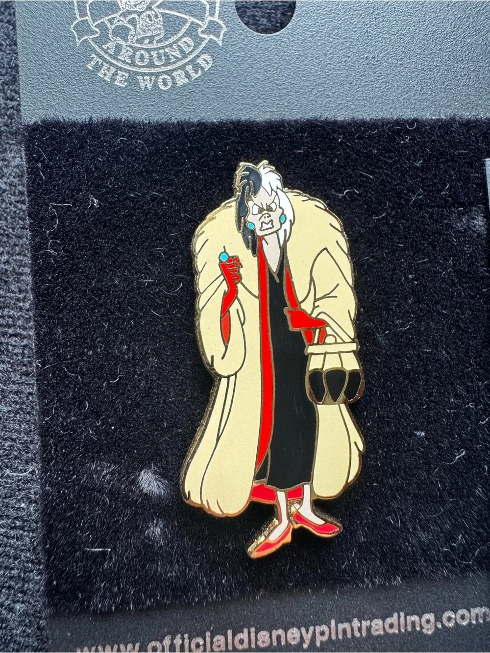 Disney 102 Dalmatians Cruella de Vil Trading Pins Vintage